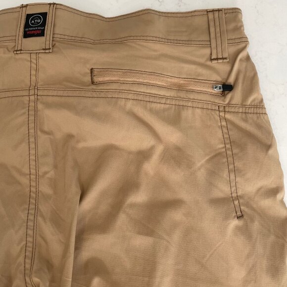 Wrangler By ATG Convertible Trail Jogger Outdoor Nylon Utility Pants Tan 36 x 32 - Picture 9 of 13